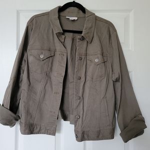 Style and Company jean jacket size L